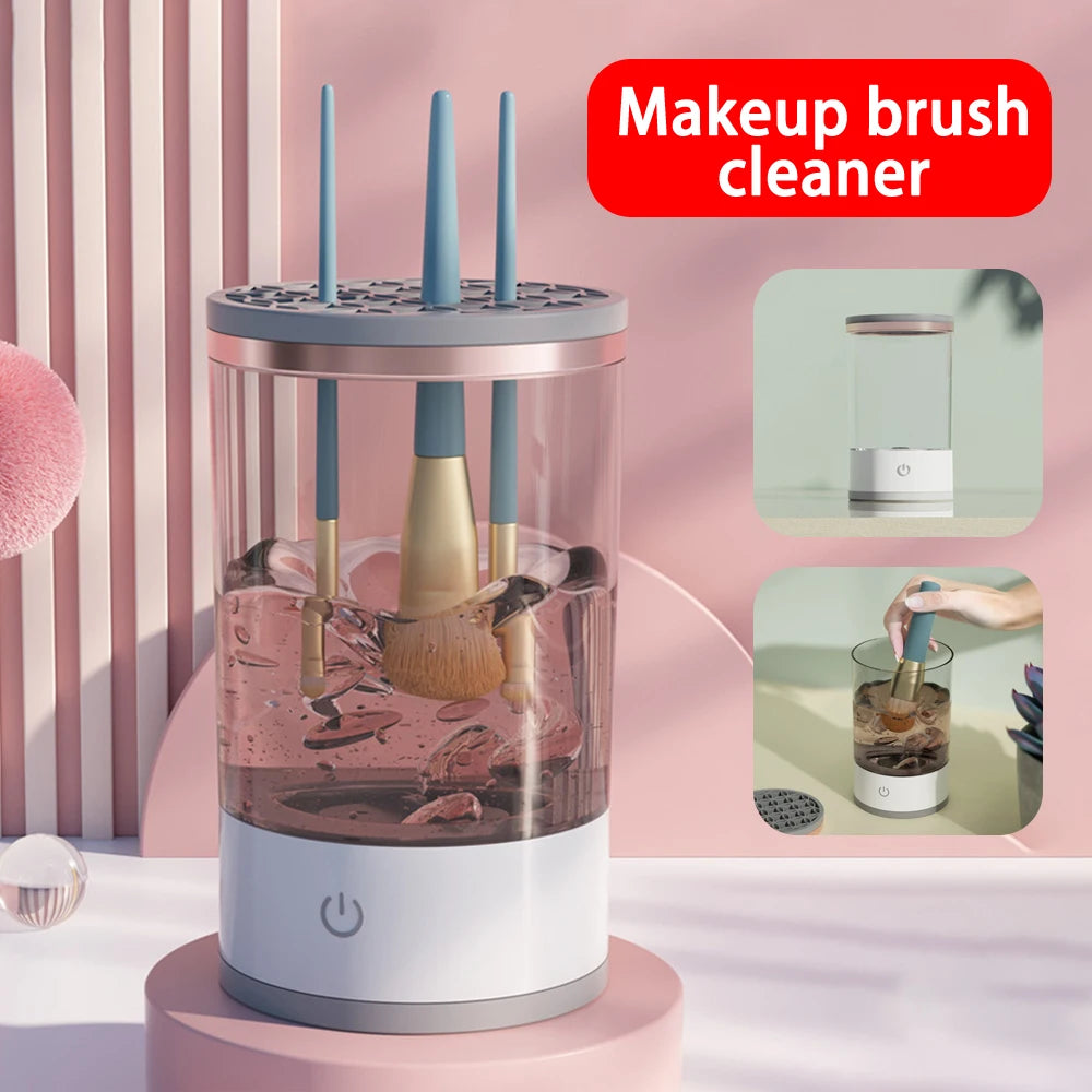 QuickClean Electric Makeup Brush Cleaner